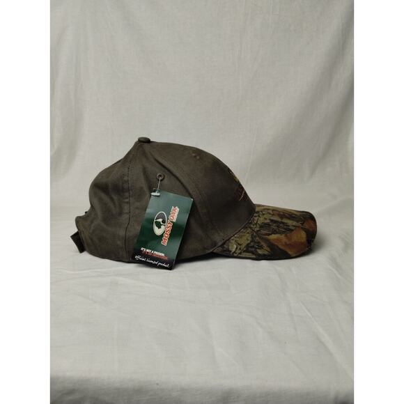 US Smokeless Tabacco Co Hat Cap Adult Mossy Oak Strapback Camo Green NEW - Picture 4 of 8
